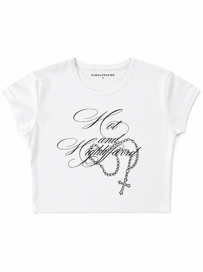 HOT & HIGHLYFAVRD BABY TEE
